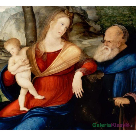 "Matka z Dzieciątkiem pod opieką Jana Chrzciciela i Św. Antoniego" - Jacopo de' Barbari