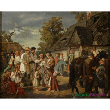 Sobota na folwarku - Józef Chełmoński