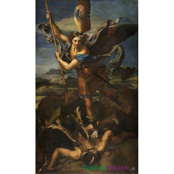 Święty Michał pokonuje szatana - Rafael Santi