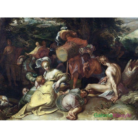 "Nauczanie Jana Chrzciciela" - Abraham Bloemaert