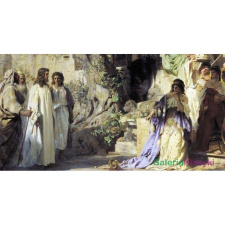 Chrystus i jawnogrzesznica - Henryk Siemiradzki