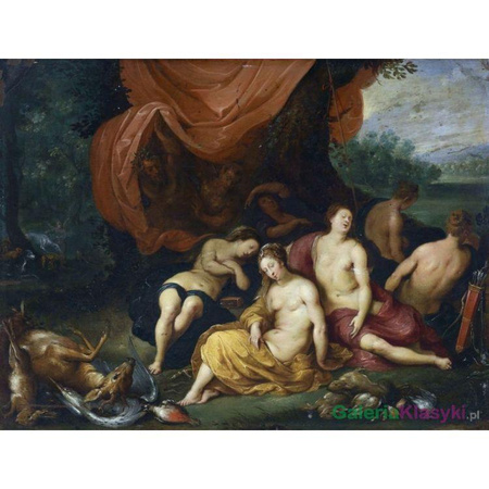 Diana i nimfy po polowaniu - Jan Brueghel Młodszy