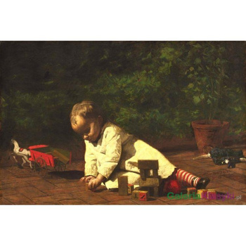 Bawiące sie dziecko - Thomas Eakins