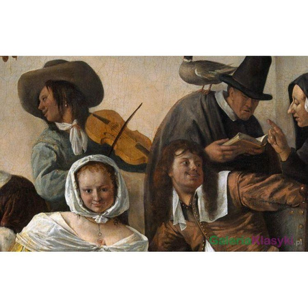Reprodukcja obrazu: Strzeżcie się luksusu - Jan Steen