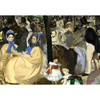 "Koncert w ogrodzie Tuileries" - Edouard Manet