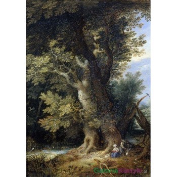 Odpoczynek podczas ucieczki do Egiptu - Jan Brueghel Starszy