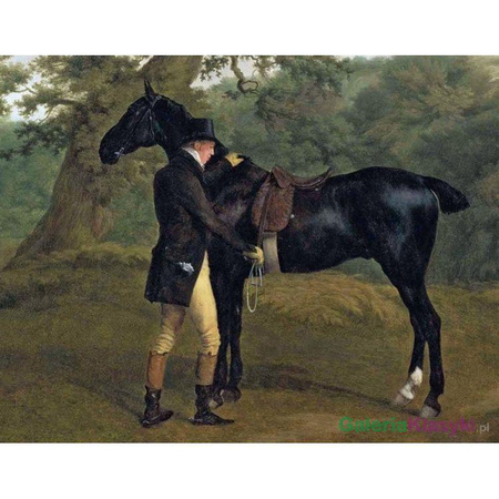 Reprodukcja obrazu "George Irving ze swoim koniem" - Jacques-Laurent Agasse