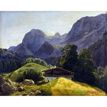 Widok na Taubensee - Ferdinand Georg Waldmuller