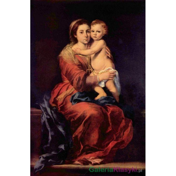 Madonna z różańcem - Bartolome Esteban Murillo
