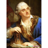 Stanisław August Poniatowski - portret z klepsydrą - Marcello Bacciarelli
