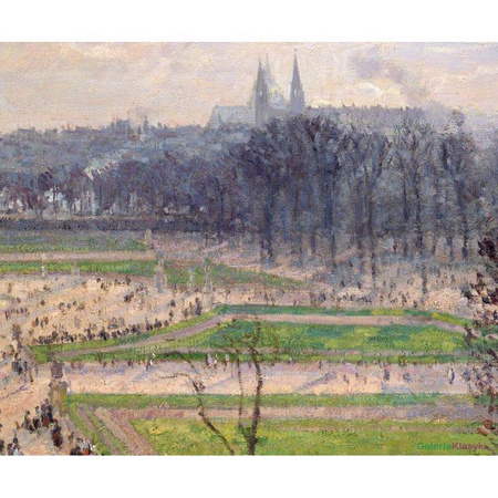 "Ogród Tuileries w zimowe popołudnie" - Camille Pissarro