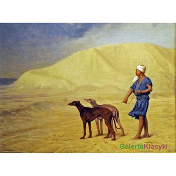 Reprodukcja obrazu: Na pustyni - Jean-Leon Gerome