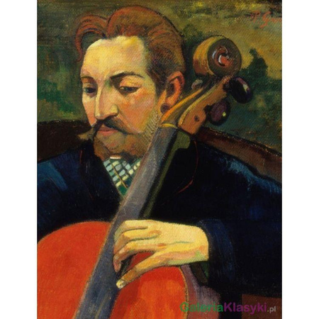 "Wiolonczelista Schneklud" - Paul Gauguin