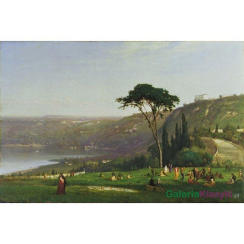 Jezioro Albano - George Inness
