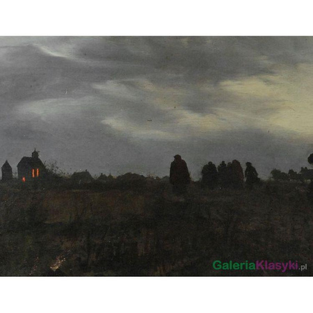 W drodze do kościoła - Józef Chełmoński