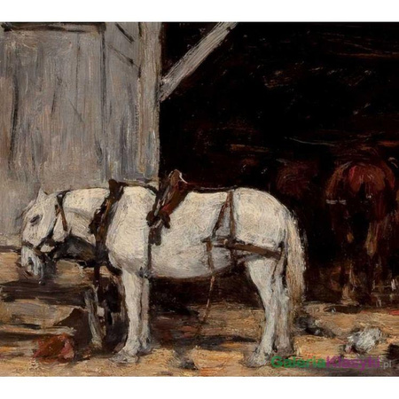 Stajnia - Eugène Louis Boudin