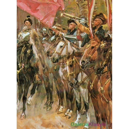 "Żółkiewski z husarią" - Wojciech Kossak