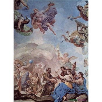 Stworzenie człowieka - Luca Giordano