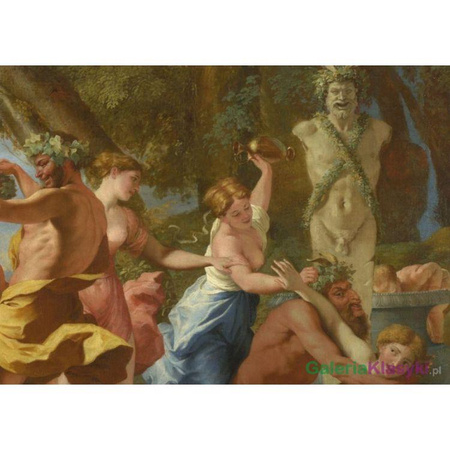 "A Bacchanalian Revel before a statue of Pan" - Nicolas Poussin