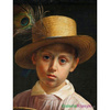 "Chłopiec w słomkowym kapeluszu" - Jan Chrucki