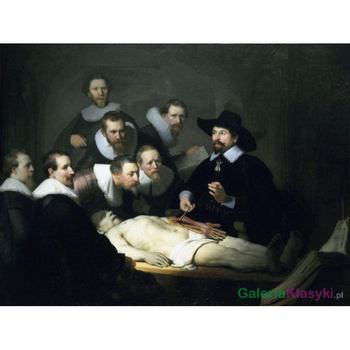Reprodukcja obrazu: Lekcja anatomii - Rembrandt