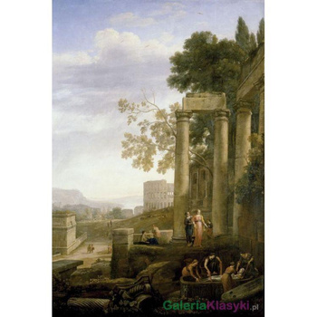 "Krajobraz z pochówkiem św. Serapii" - Claude Lorrain
