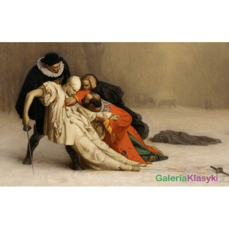 Reprodukcja obrazu: Pojedynek po Balu Przebierańców - Jean-Leon Gerome