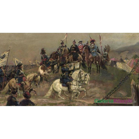 Defilada wojsk austriackich przed Janem Sobieskim - Wojciech Kossak