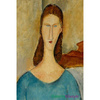 "Jeanne Hebuterne - portret siedzący" - Amedeo Modigliani