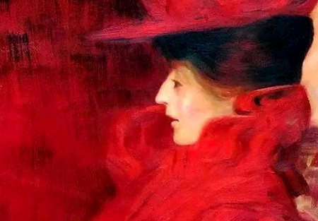 Kobieta w fotelu - Gustav Klimt