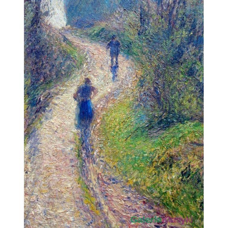 "Chemin montant à Osny" - Camille Pissarro