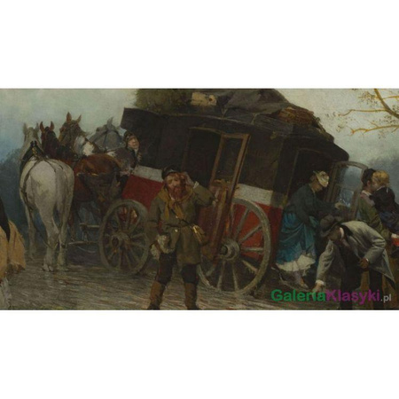 "Wypadek w podróży"- Alfred Kowalski Wierusz