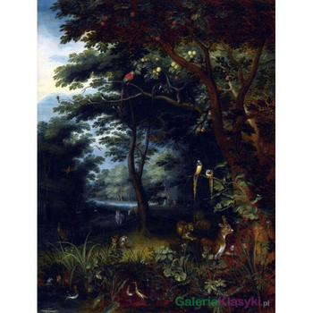 Rajski ogród - Jan Brueghel Młodszy