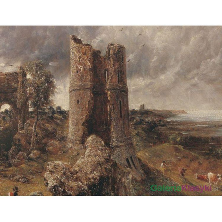 Zamek Hadleigh przy ujściu Tamizy - John Constable