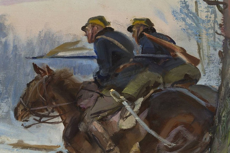 Szarża ułanów - Wojciech Kossak