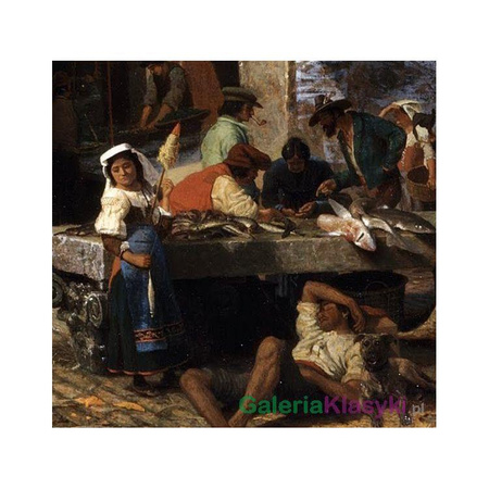 Targ rybny - Albert Bierstadt