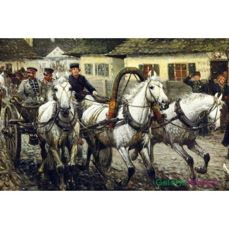 Dzień targowy - Jan Chełmiński