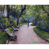 "Park w Monceau" - Gustave Caillebotte