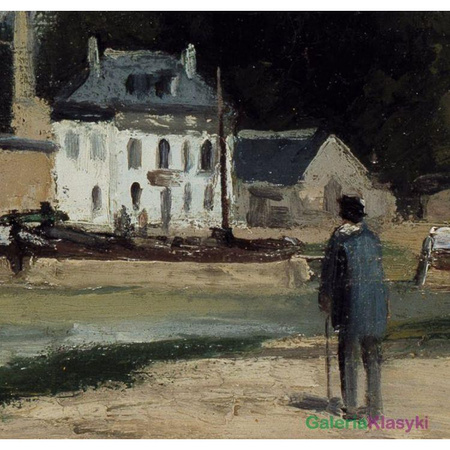 Brzegi Oise w Pontoise - Camille Pissarro