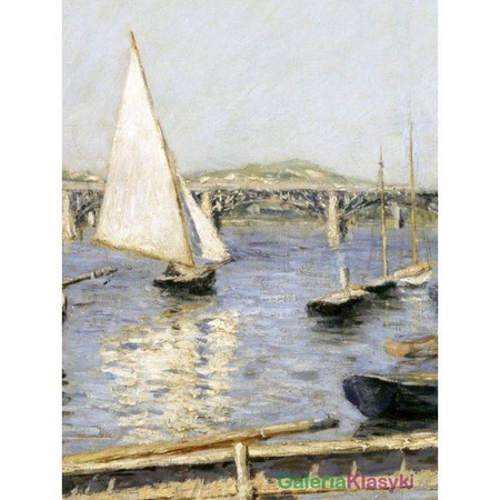 "Żaglówki w Argenteuil" - Gustave Caillebotte