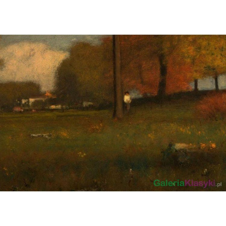 "W pobliżu wsi. Październik" - George Inness