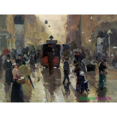 "Fragment miasta" - Aleksander Gierymski