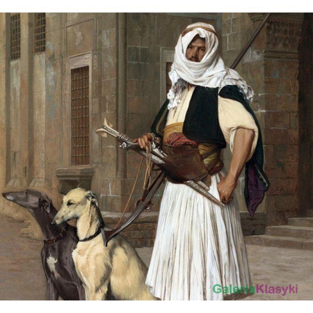 Arnaut z dwoma psami - Jean-Leon Gerome