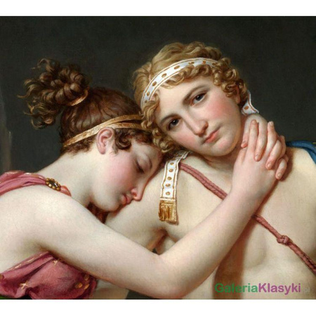 "Pożegnanie Telemacha z Eucharis" - Jacques-Louis David