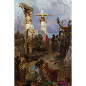 Golgota chrześcijan, szkic - Henryk Siemiradzki