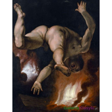 "Upadek Ixiona" - Cornelis van Haarlem