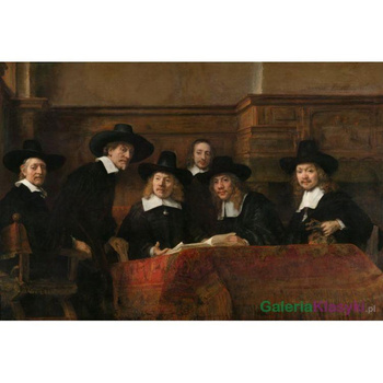 Reprodukcja obrazu: Syndycy cechu sukienników - Rembrandt