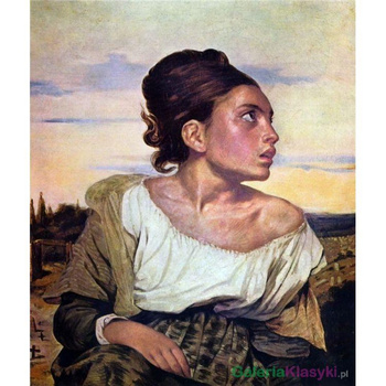 "Sierota na cmentarzu" - Eugene Delacroix