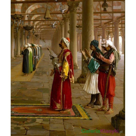 "Modlitwa w meczecie" - Jean-Leon Gerome