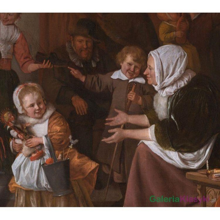 Dzień Św. Mikołaja - Jan Steen